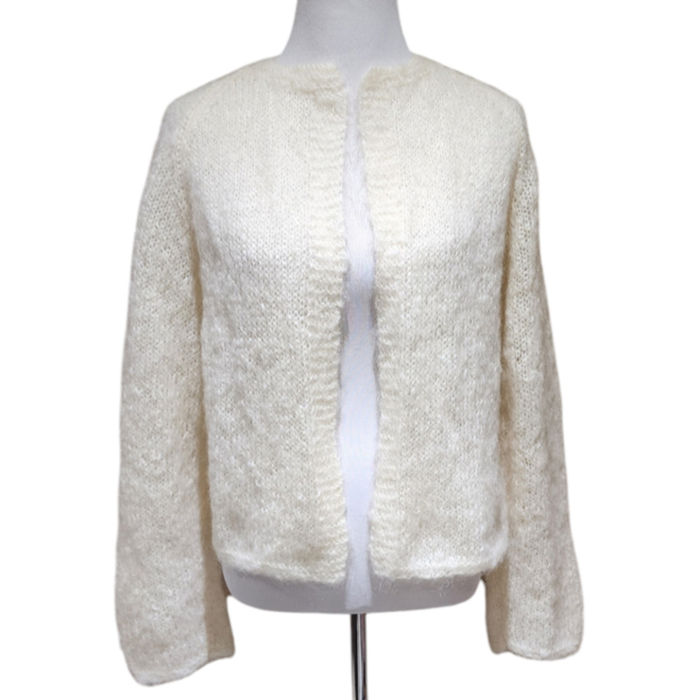 Vintage Sweater Hand Knit Cardigan